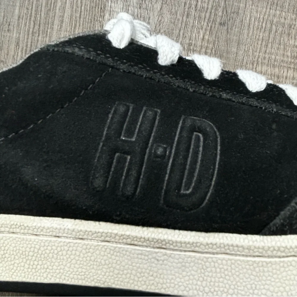 Harley Davidson Suede Steel Toe Shoes, EUC - Picture 15 of 16